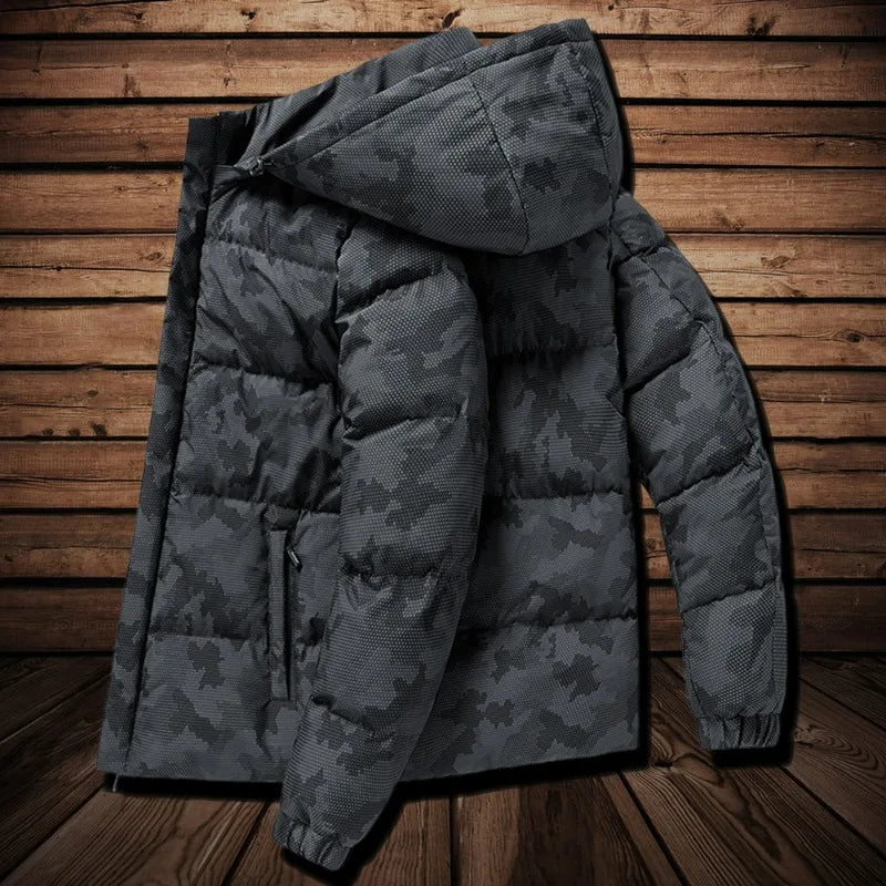 Mens Winter Camo Jacket