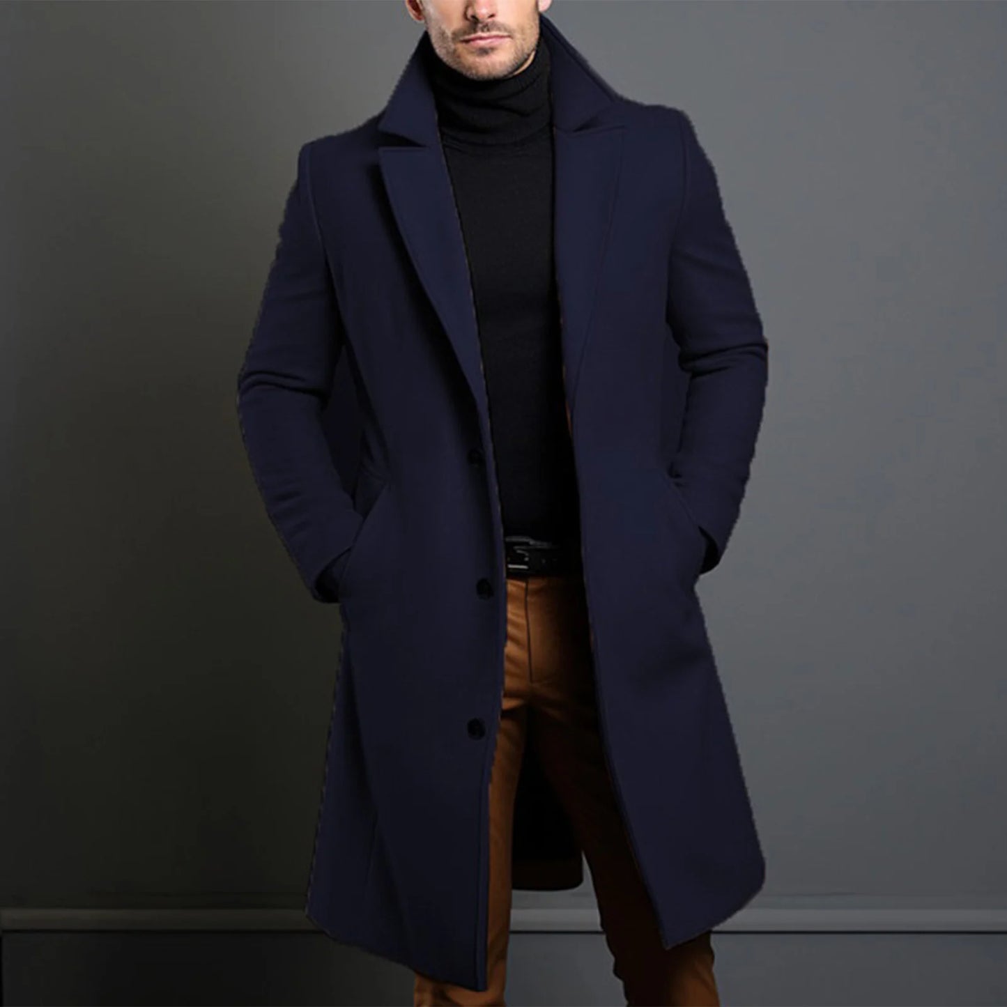 Men’s Forged Overcoat