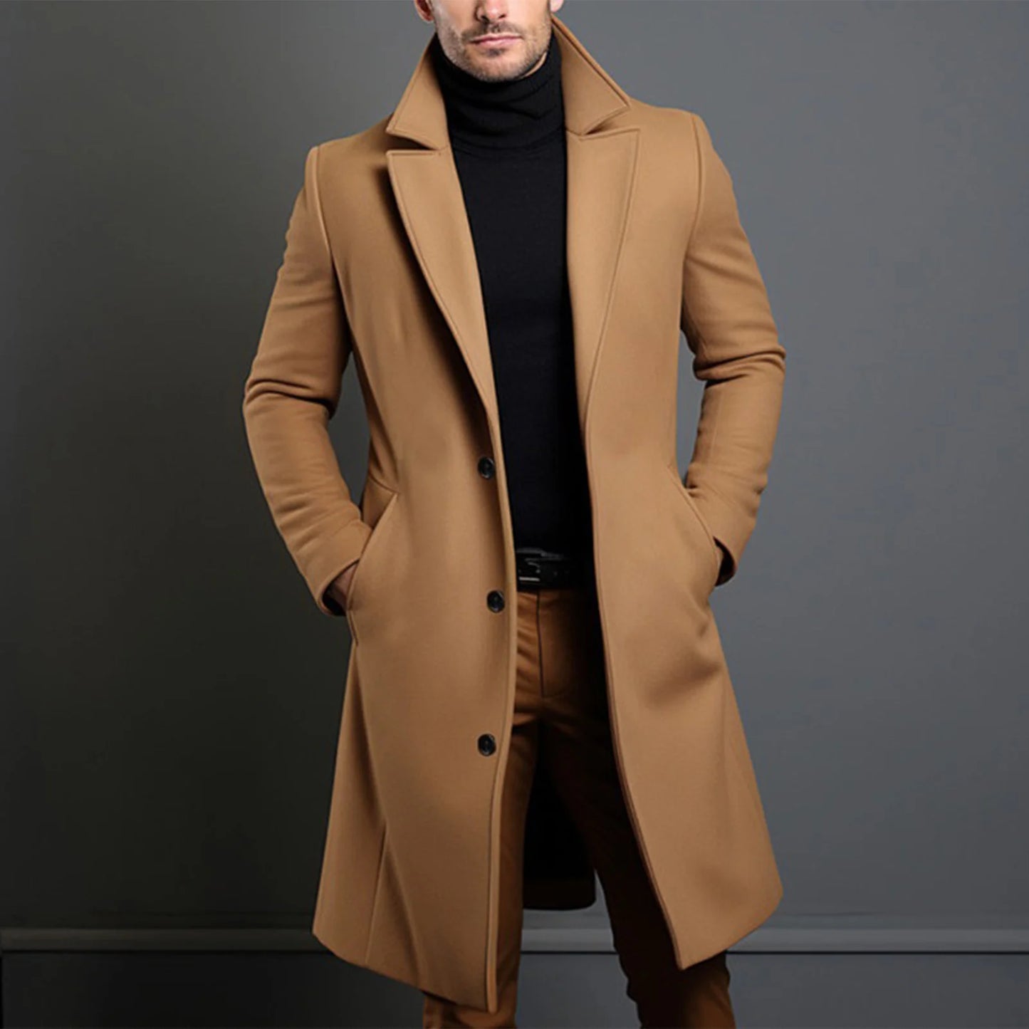 Men’s Forged Overcoat