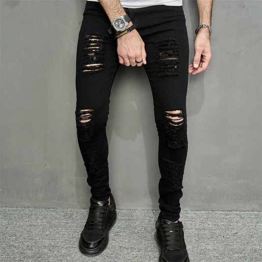 Ripped Forged Denim