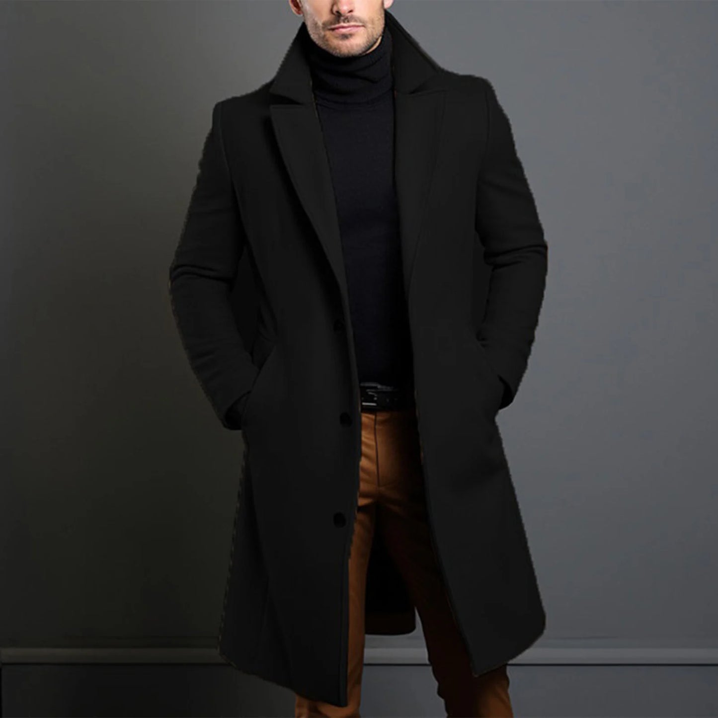 Men’s Forged Overcoat