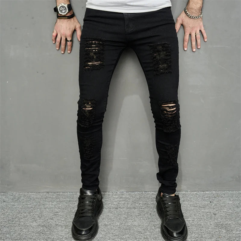 Ripped Forged Denim